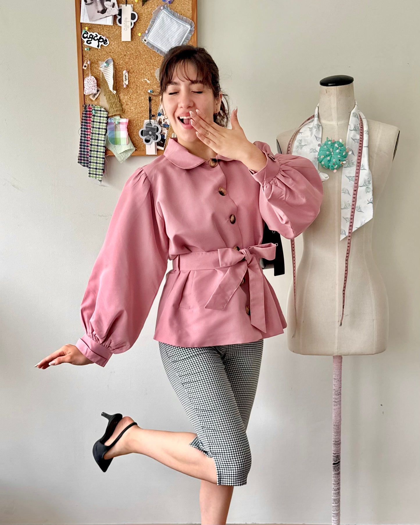 Trench Coat Margot Dusty Rose - PREVENTA