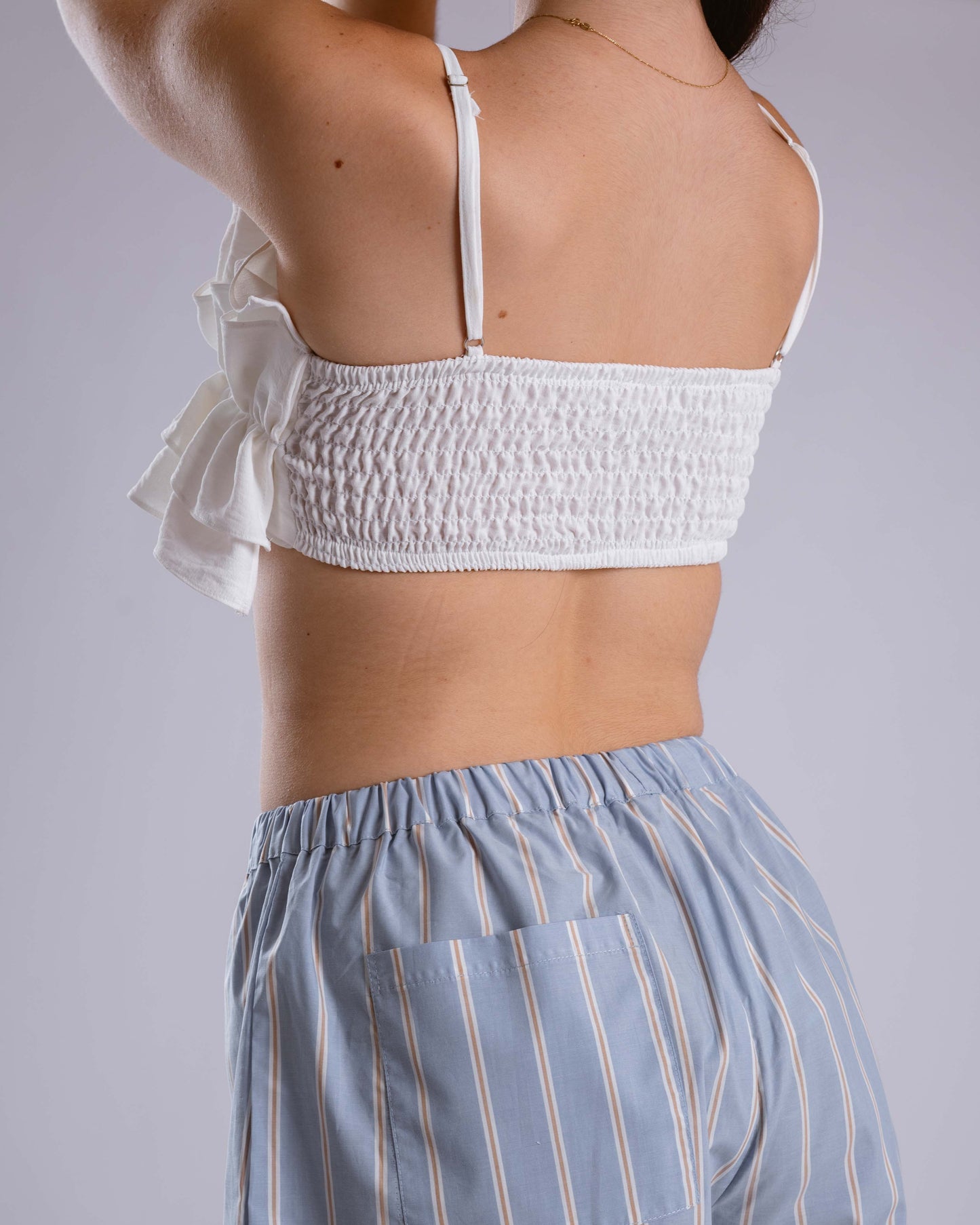 Mini Top Birdy Blanco