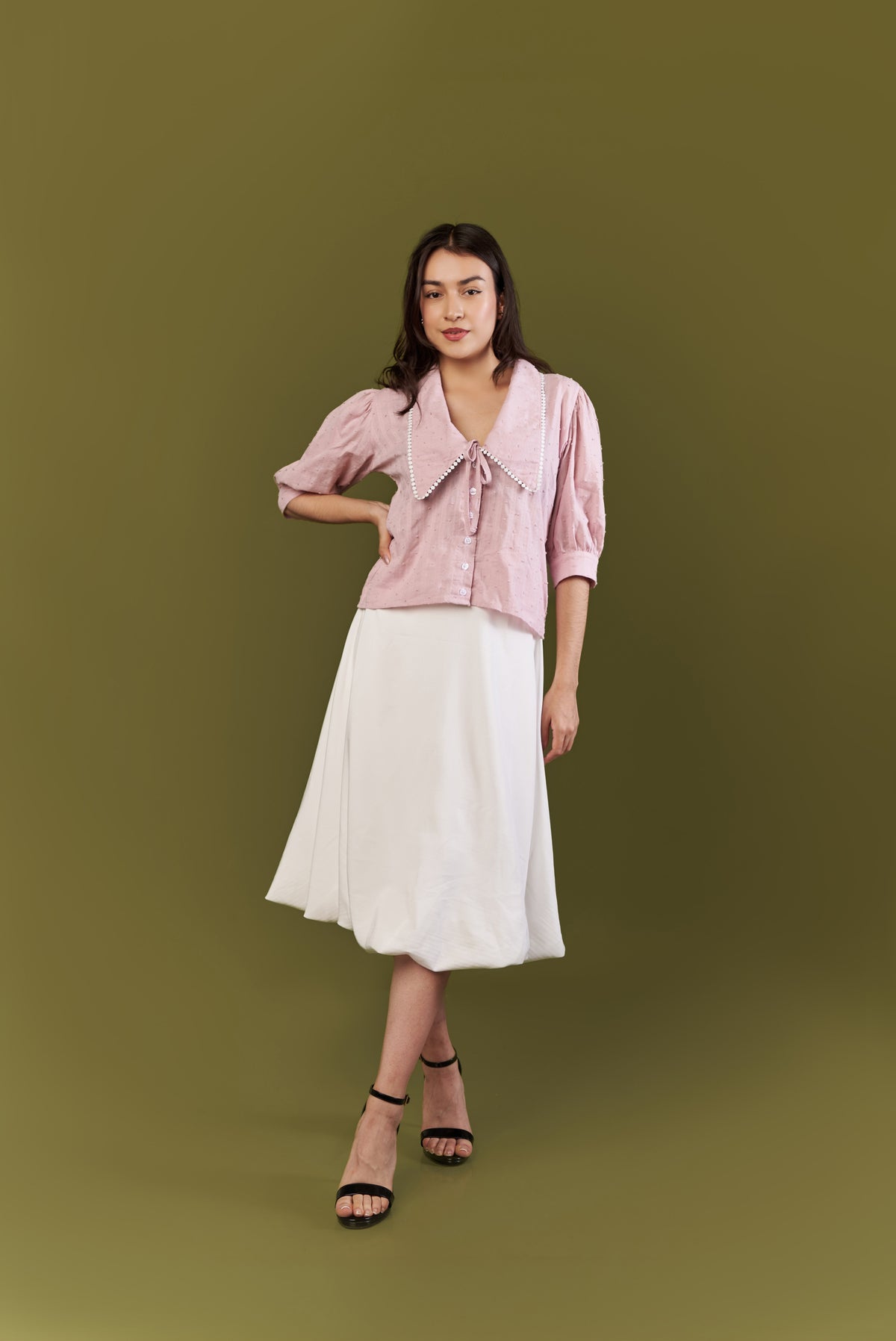 Blusa Camelia Dusty Rose