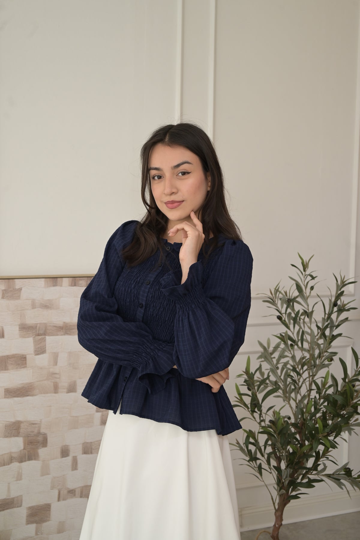 Blusa Jazmín Navy