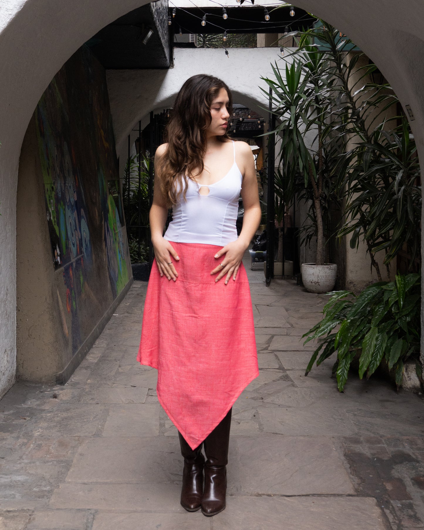 Falda Martina Coral