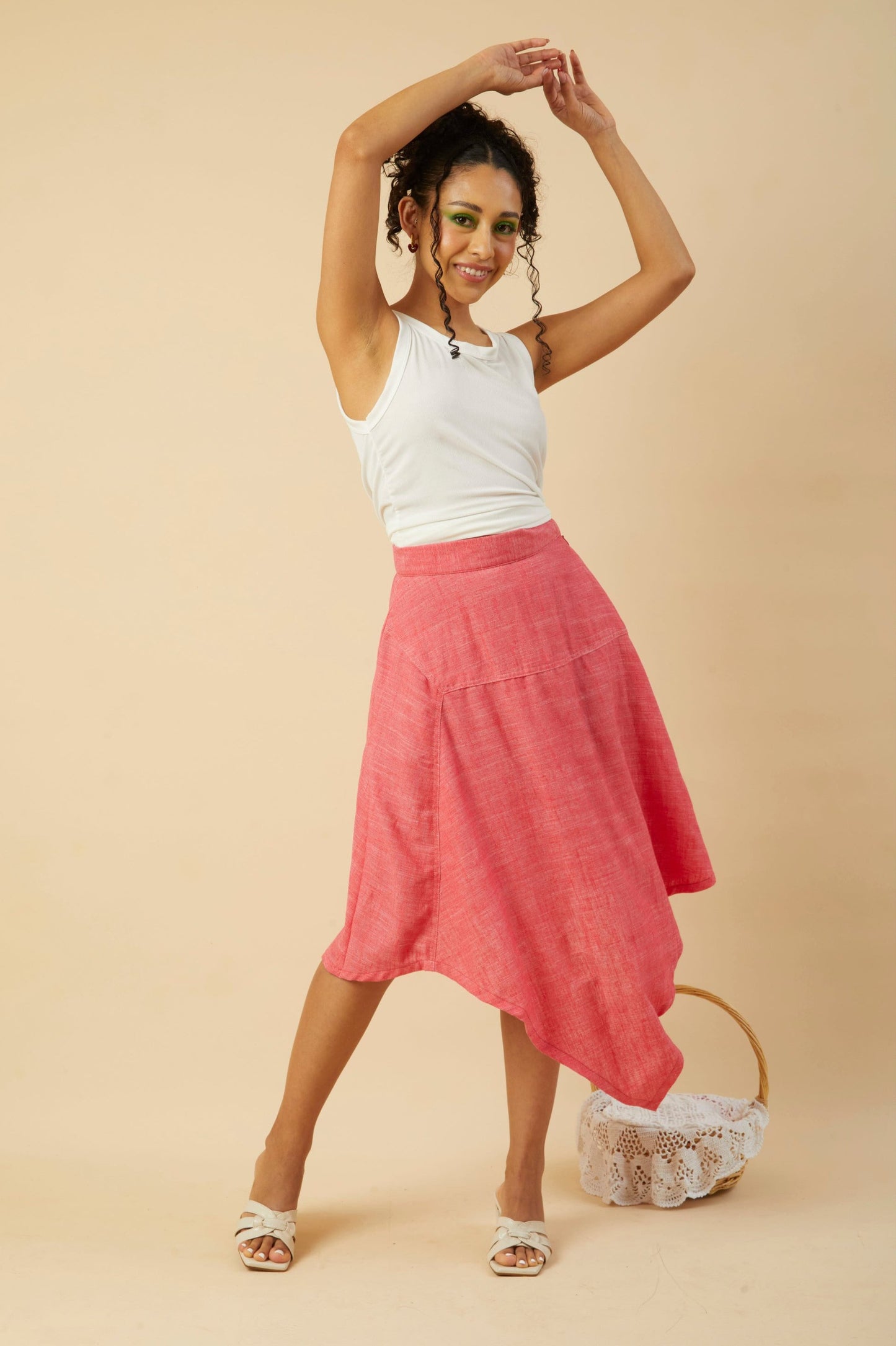 Falda Martina Coral
