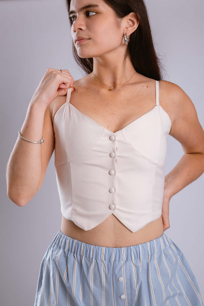 Chaleco Gigi Crema