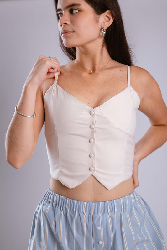 Chaleco Gigi Crema