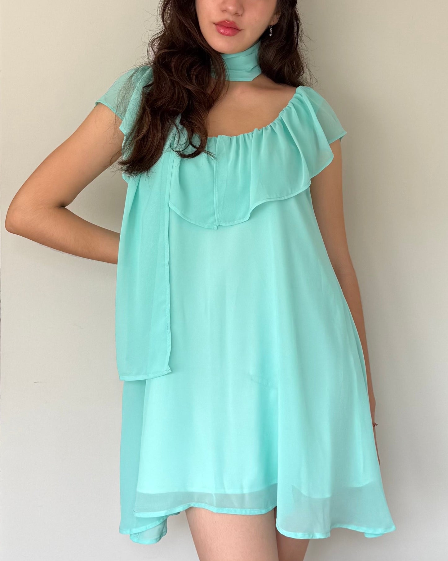 Vestido Alba Turquesa
