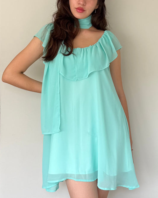 Vestido Alba Turquesa