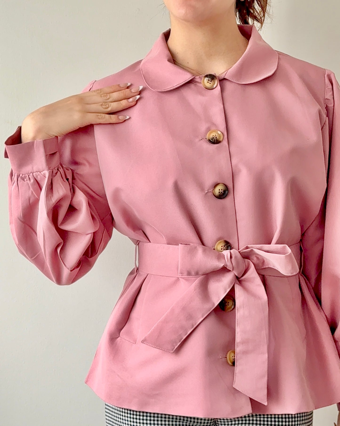 Trench Coat Margot Dusty Rose - PREVENTA