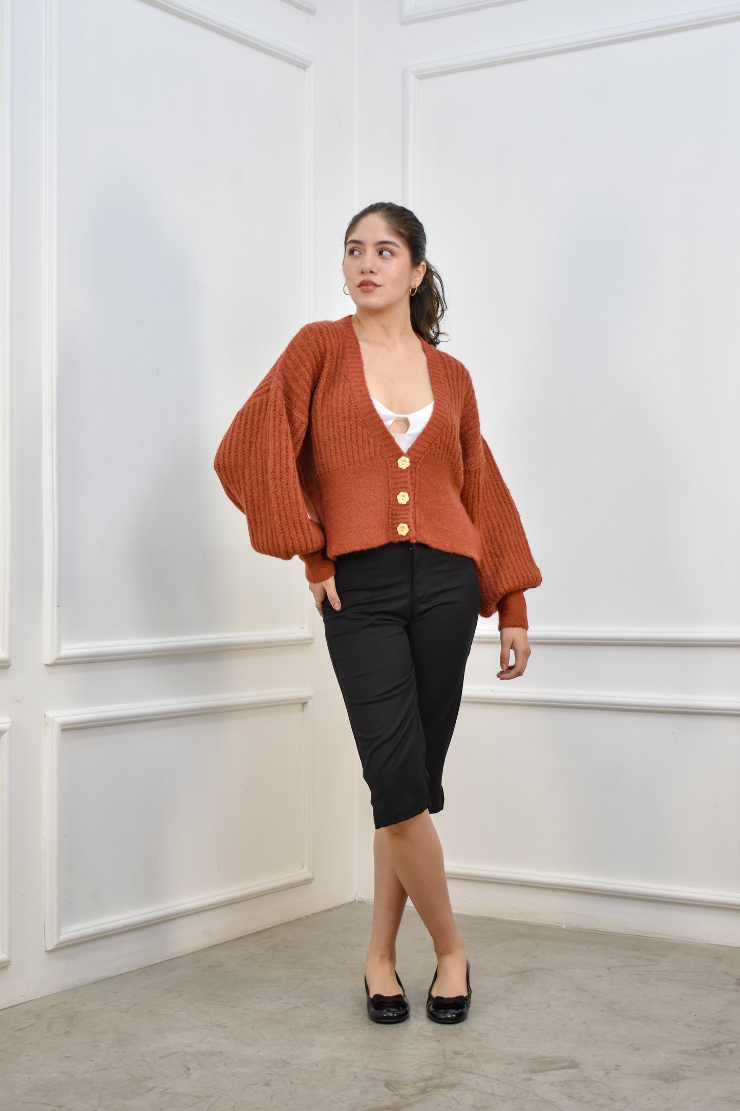Cardigan Sofía Lacre