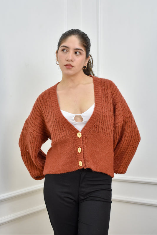 Cardigan Sofía Lacre