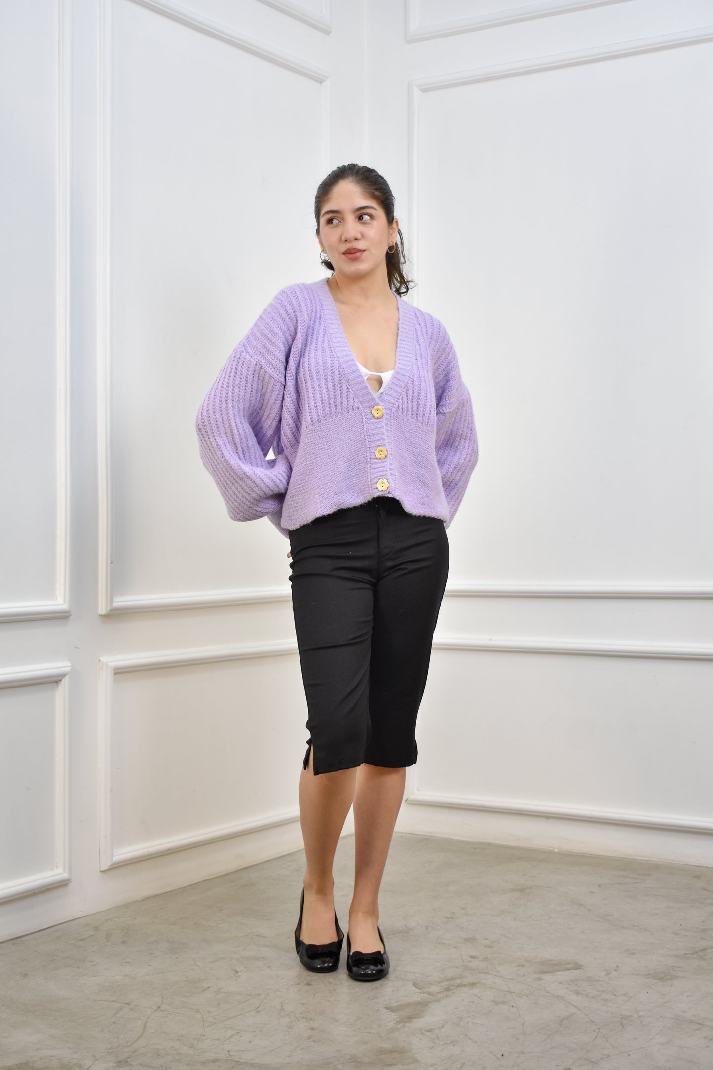 Cardigan Sofía Lila