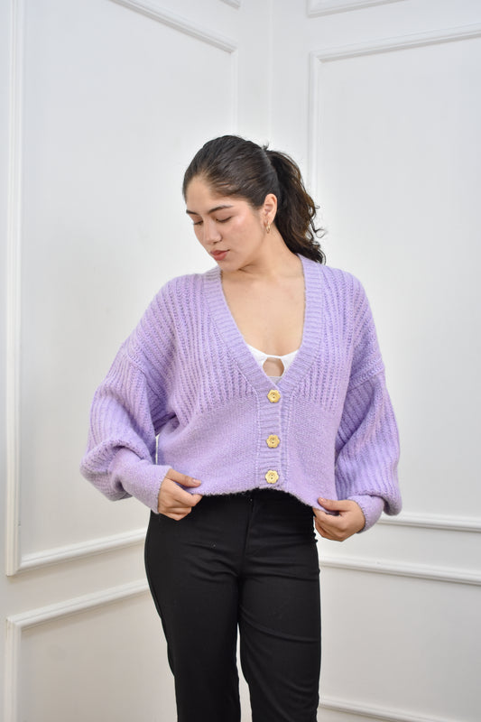 Cardigan Sofía Lila