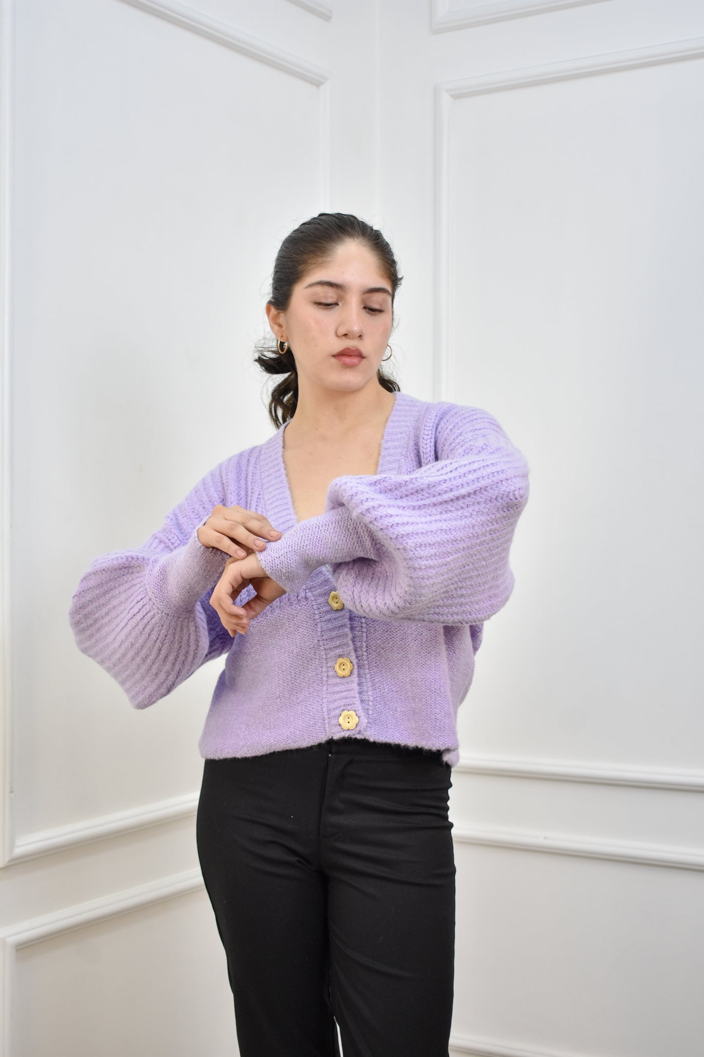 Cardigan Sofía Lila