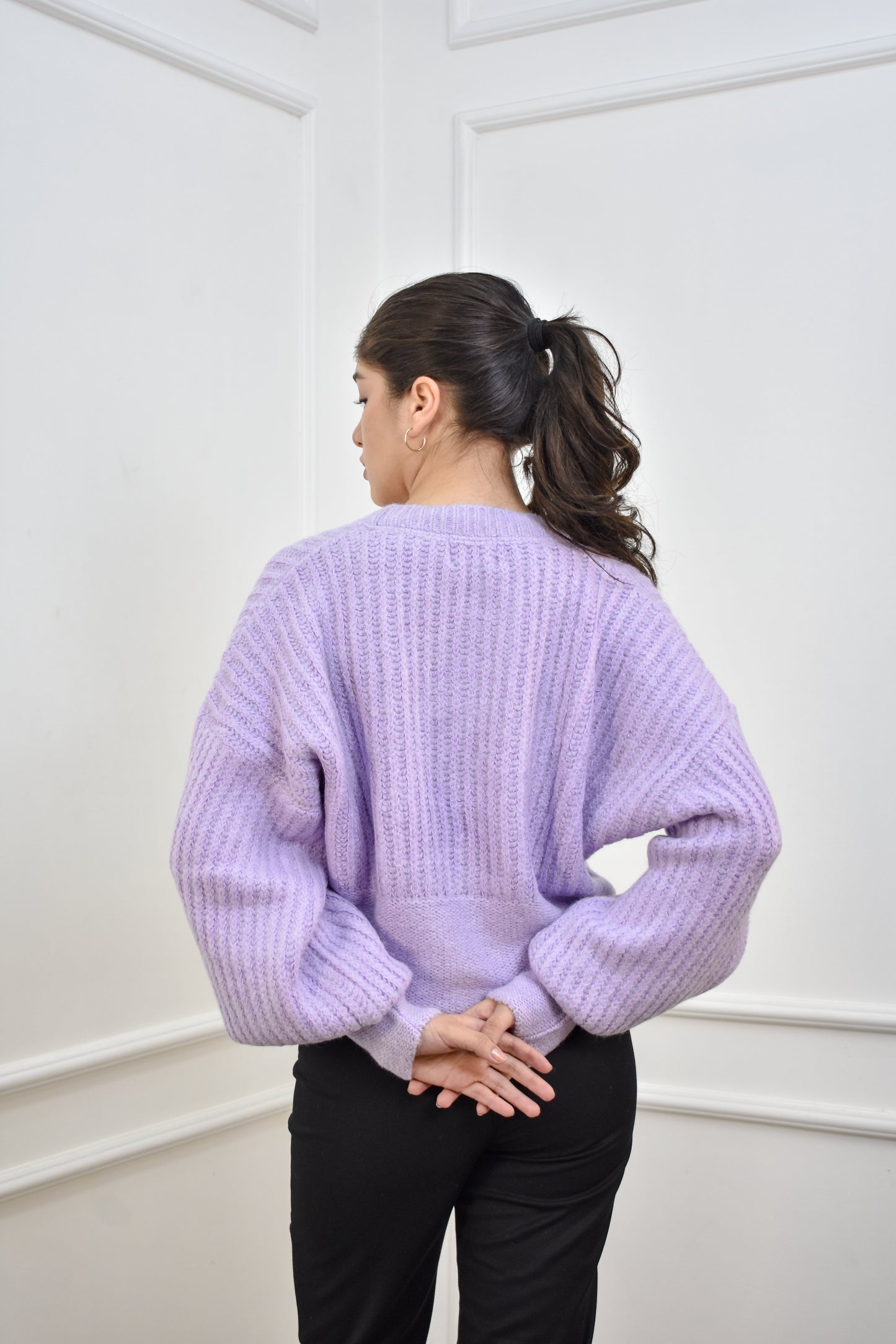Cardigan Sofía Lila