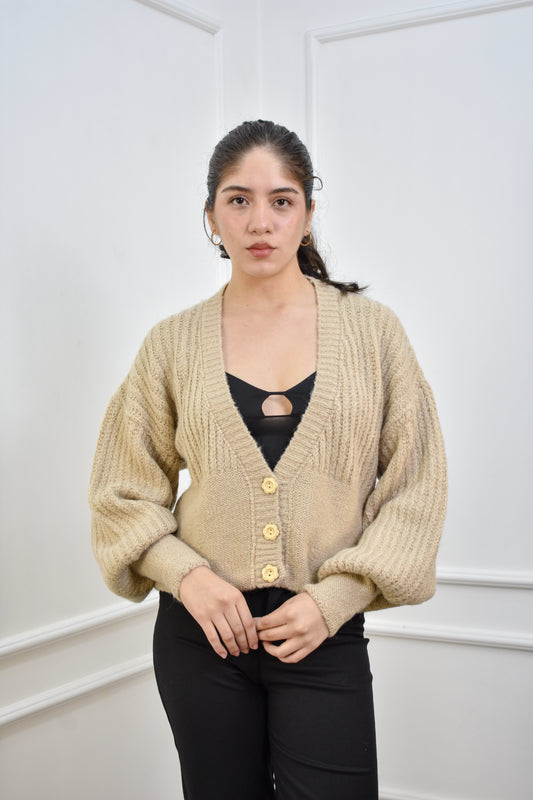 Cardigan Sofía Beige