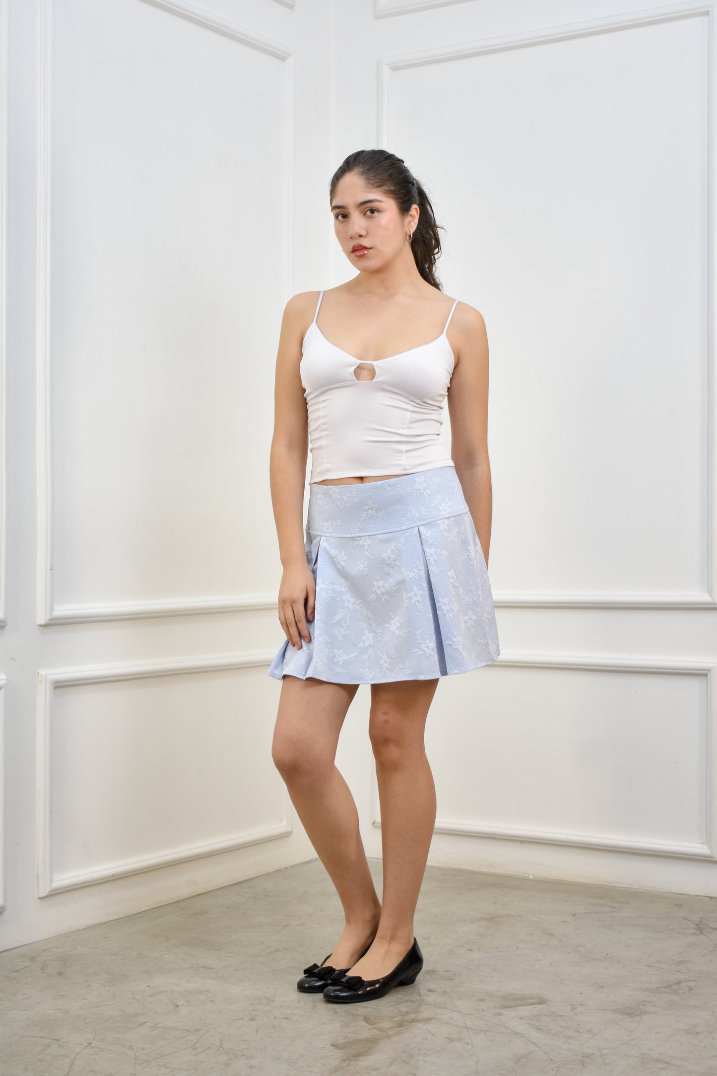 Falda Florencia Baby Blue