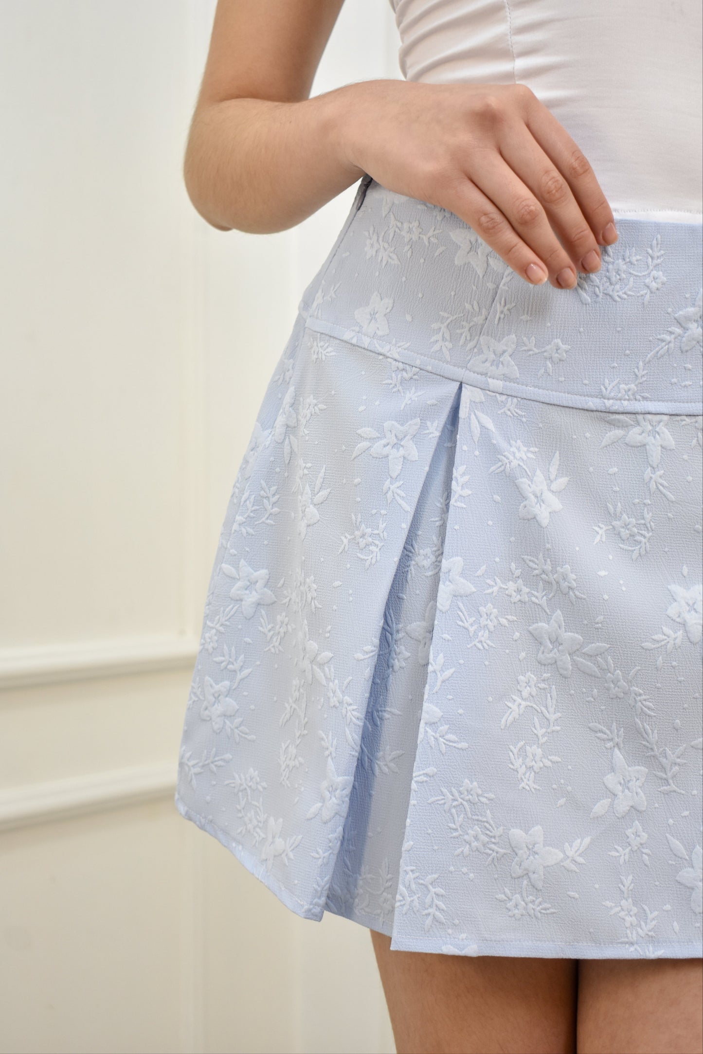 Falda Florencia Baby Blue
