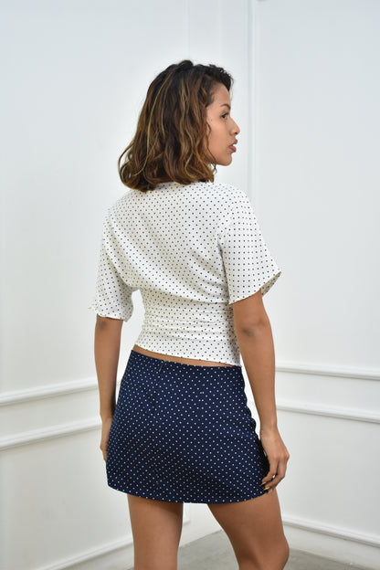 Mini falda Elisa Navy
