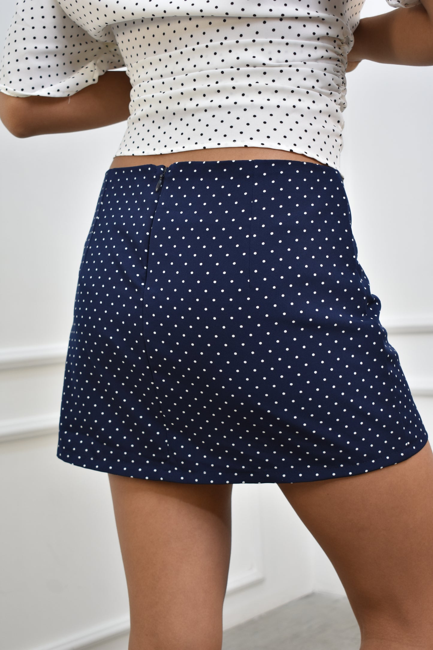 Mini falda Elisa Navy