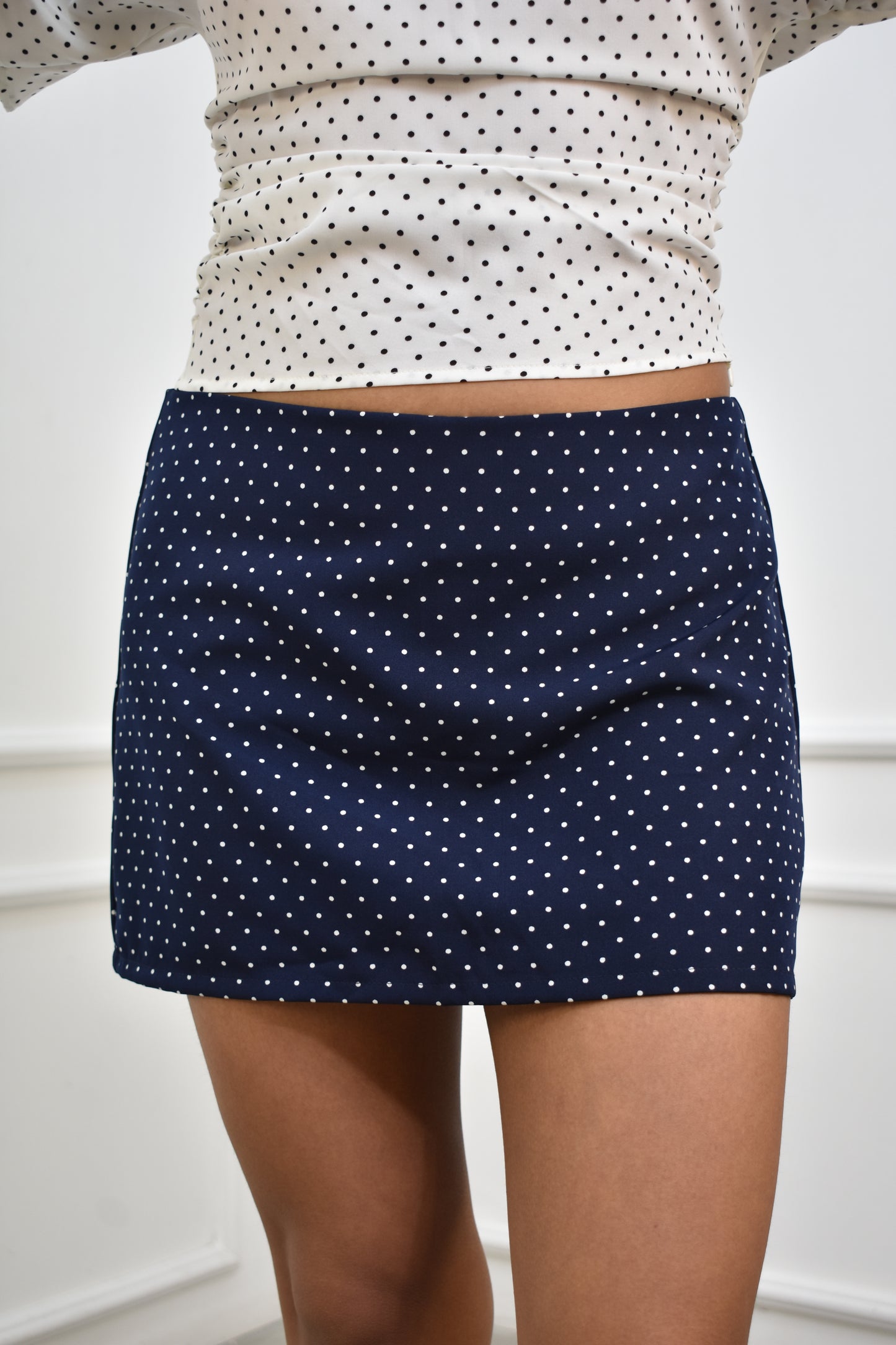 Mini falda Elisa Navy