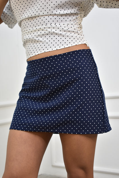 Mini falda Elisa Navy