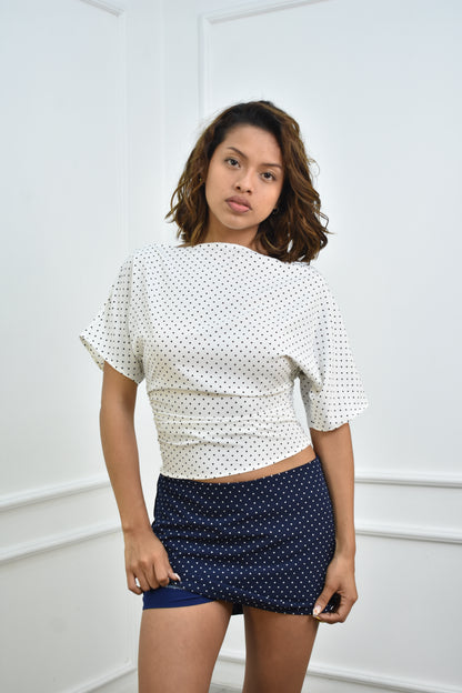 Mini falda Elisa Navy