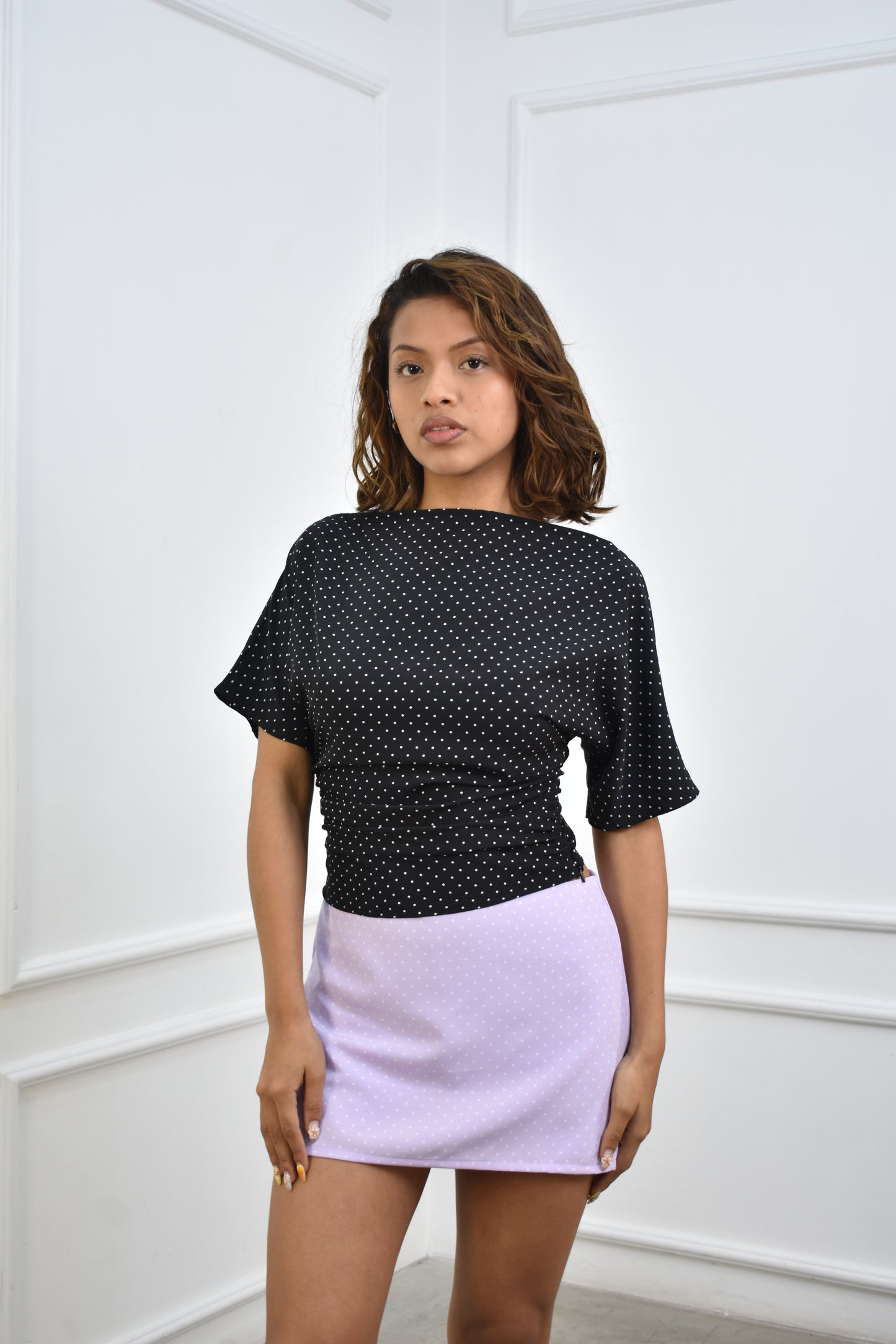 Mini falda Elisa Lila