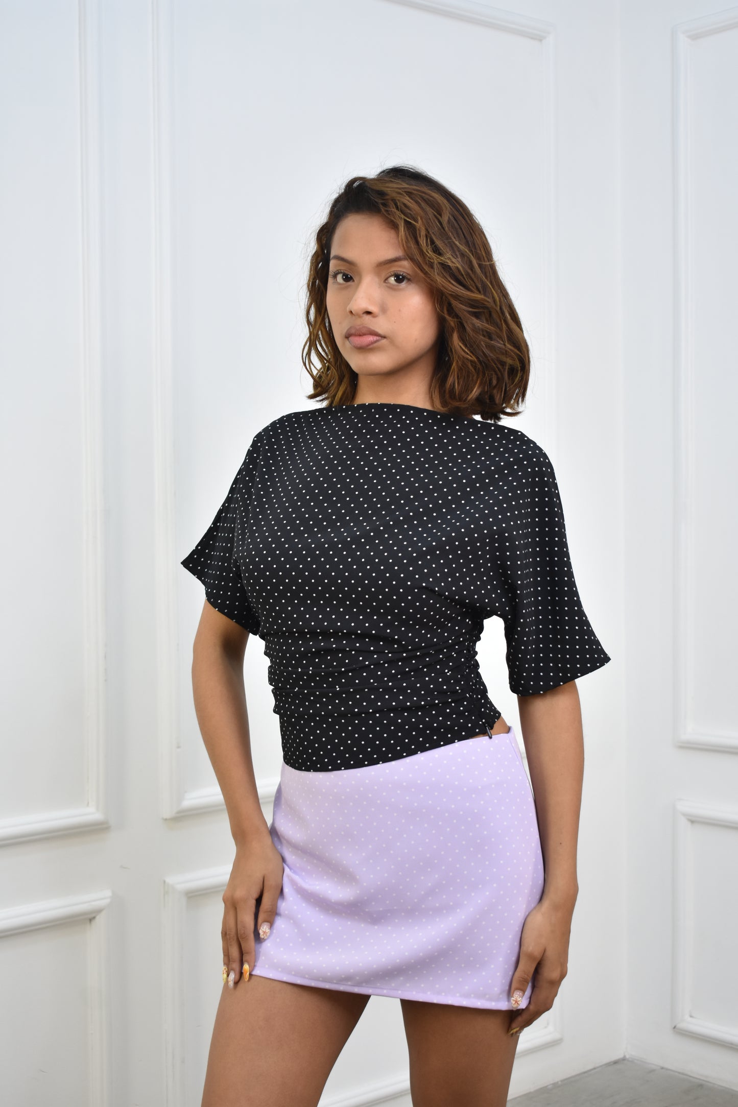 Mini falda Elisa Lila