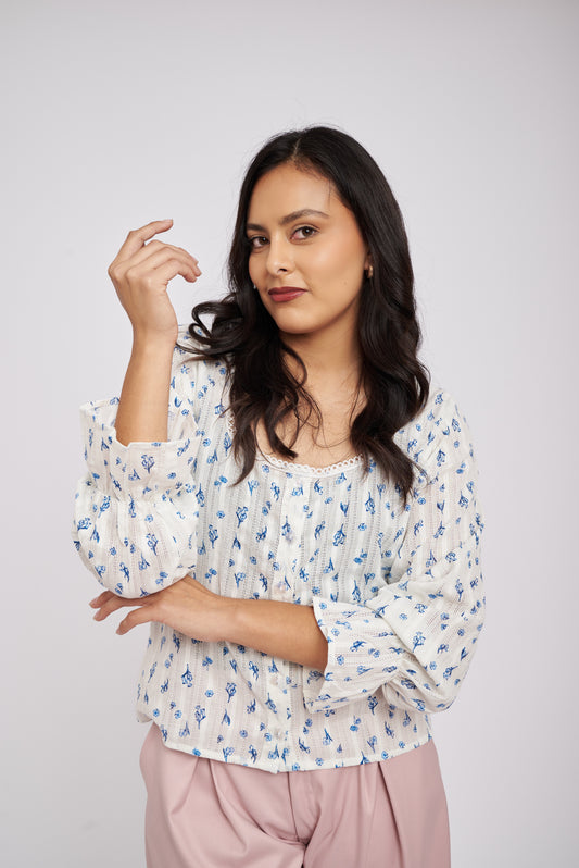 Blusa Julieta Arándano