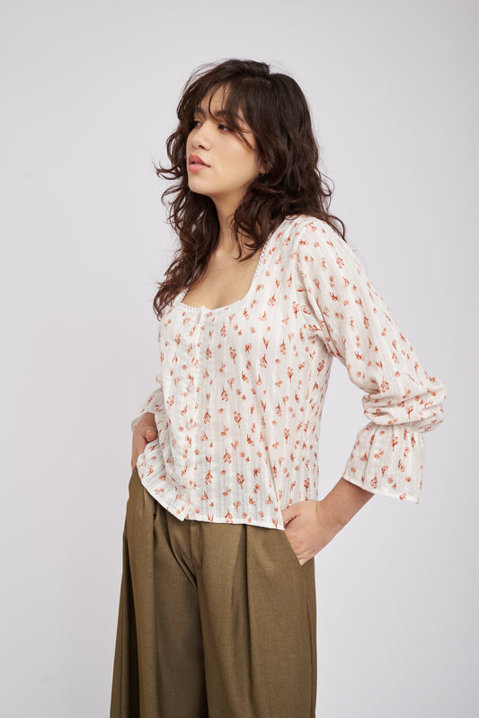 Blusa Julieta Ciruela