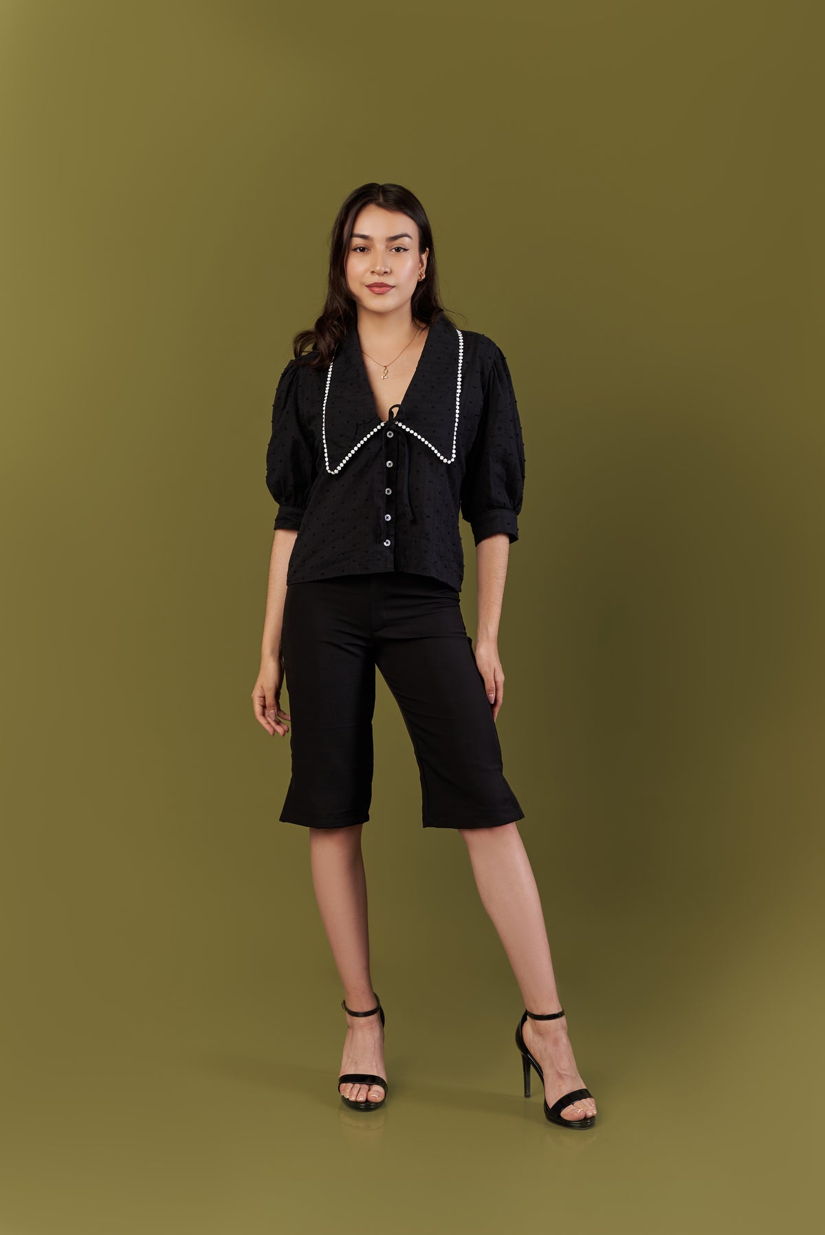 Blusa Camelia Trufa