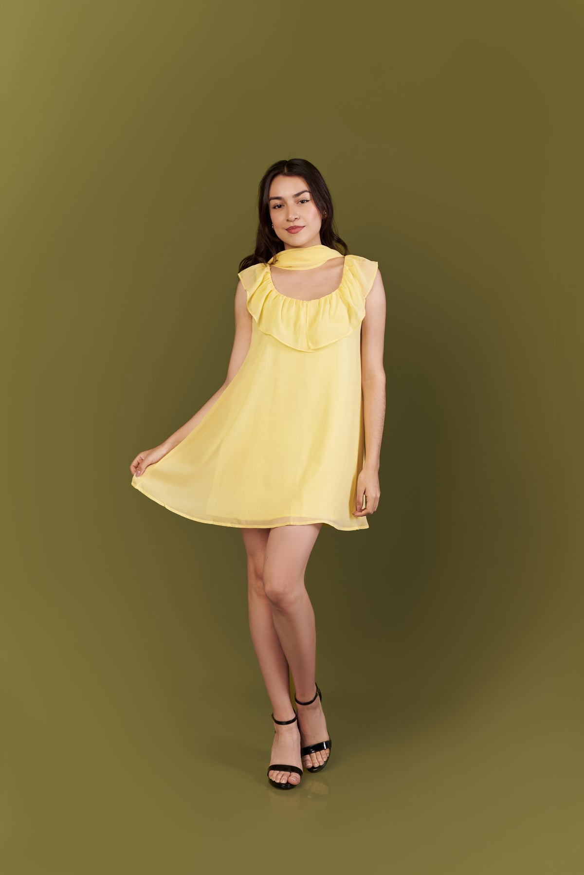 Vestido Alba Mantequilla