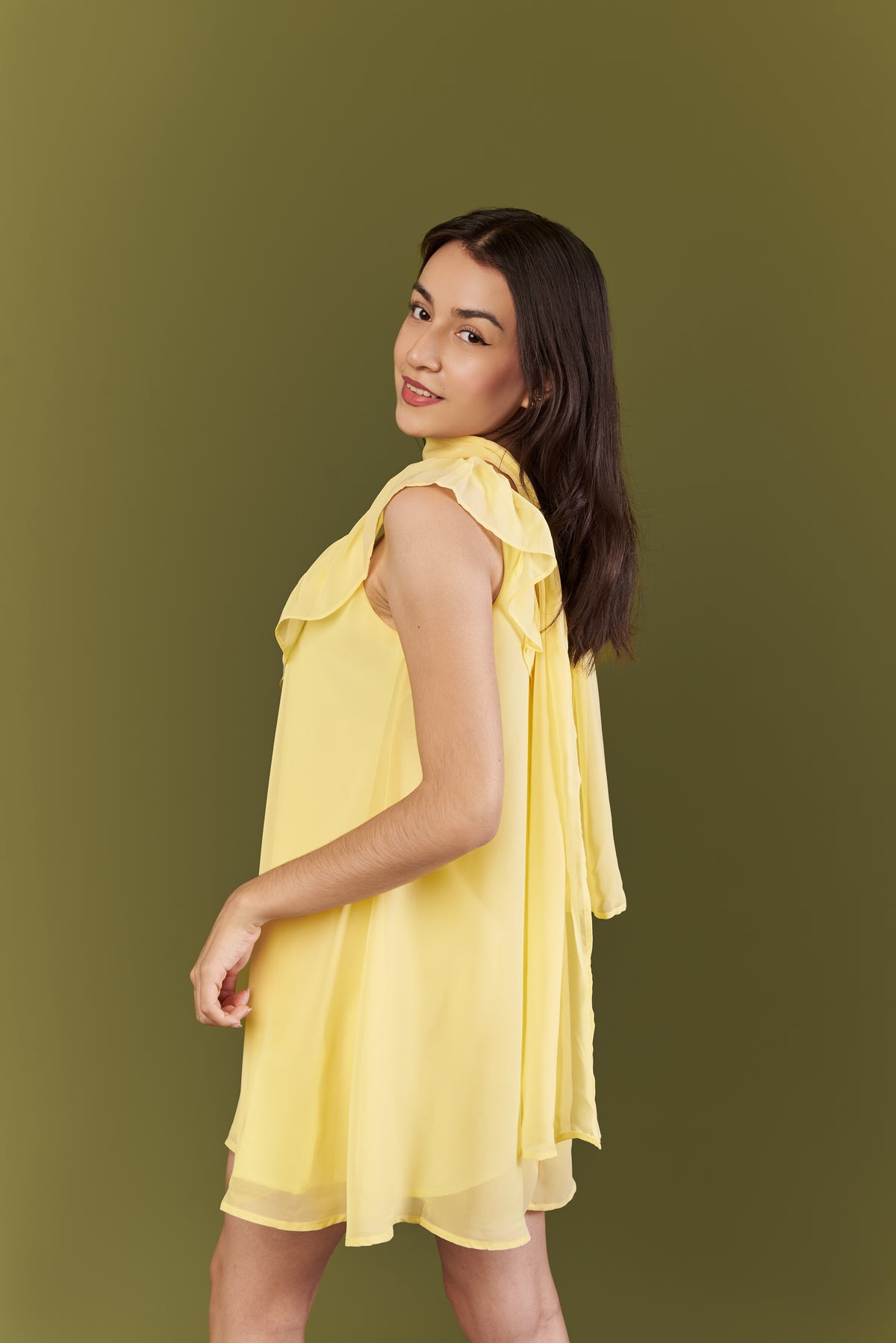 Vestido Alba Mantequilla