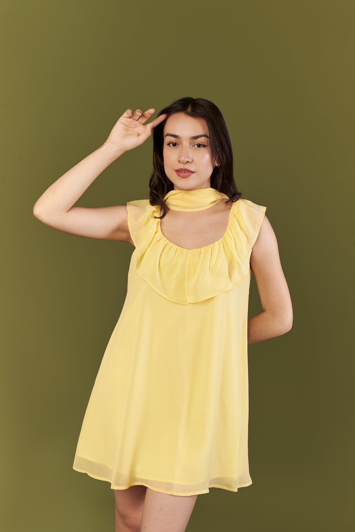 Vestido Alba Mantequilla
