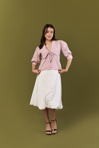 Blusa Camelia Dusty Rose