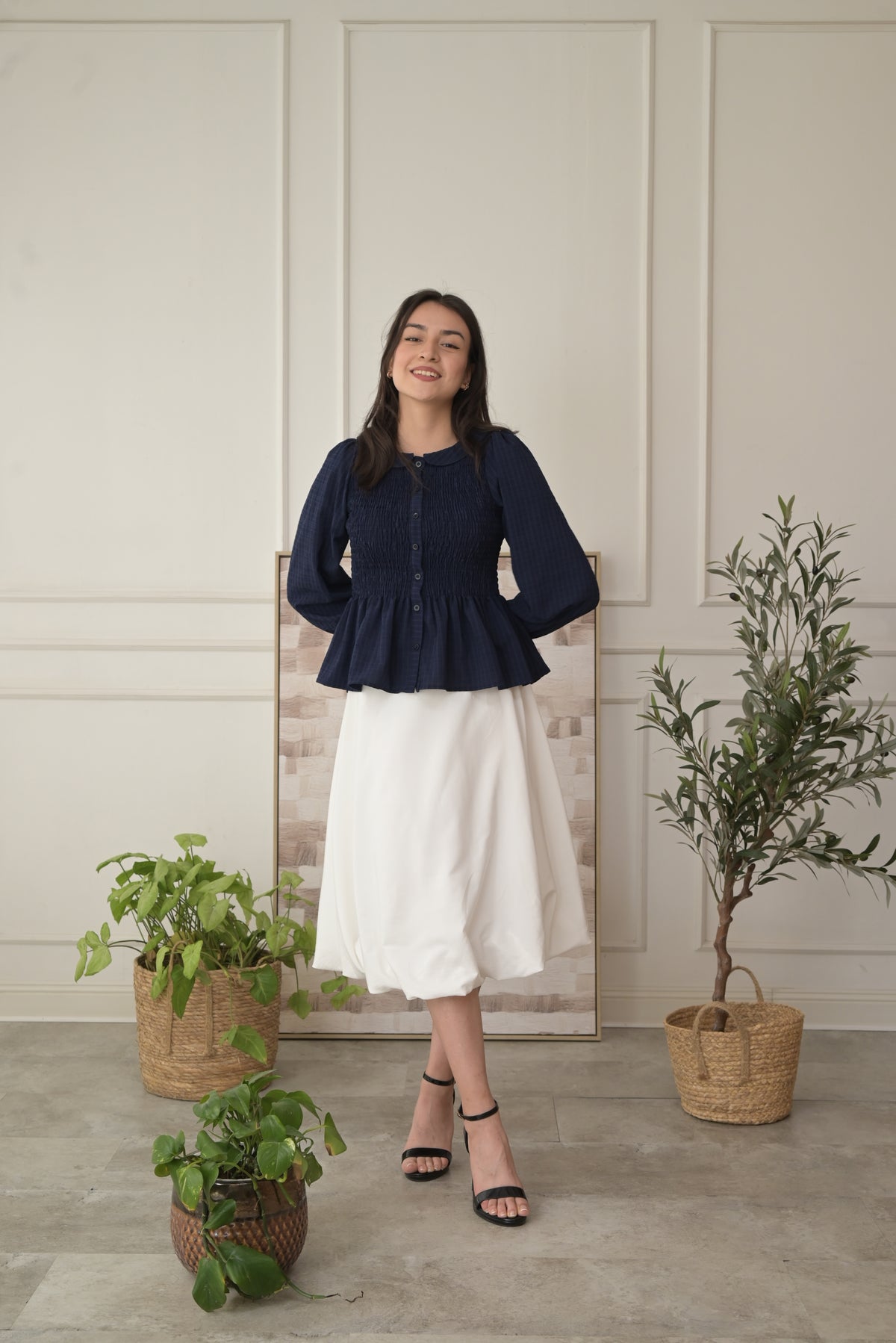 Blusa Jazmín Navy