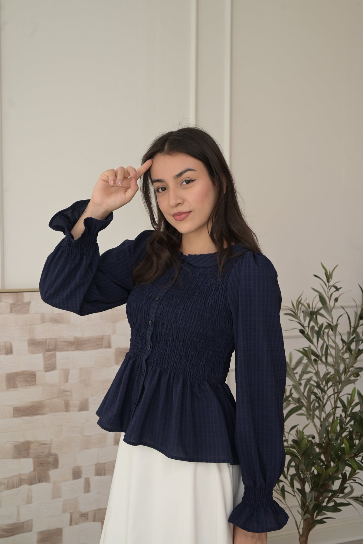 Blusa Jazmín Navy