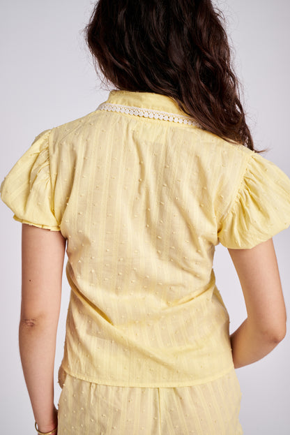 Blusa Amelia Mantequilla