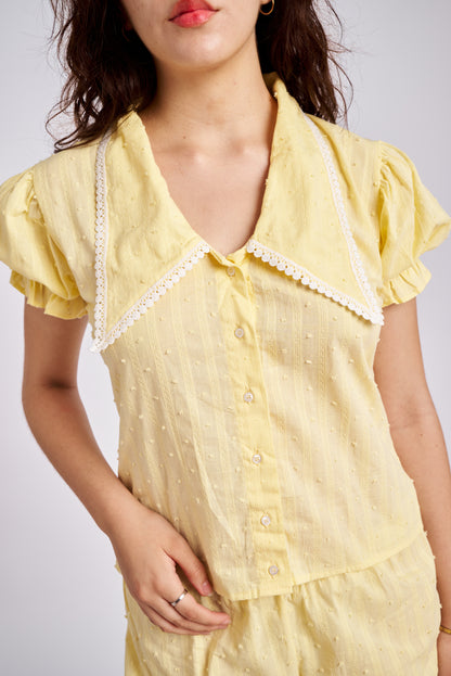 Blusa Amelia Mantequilla