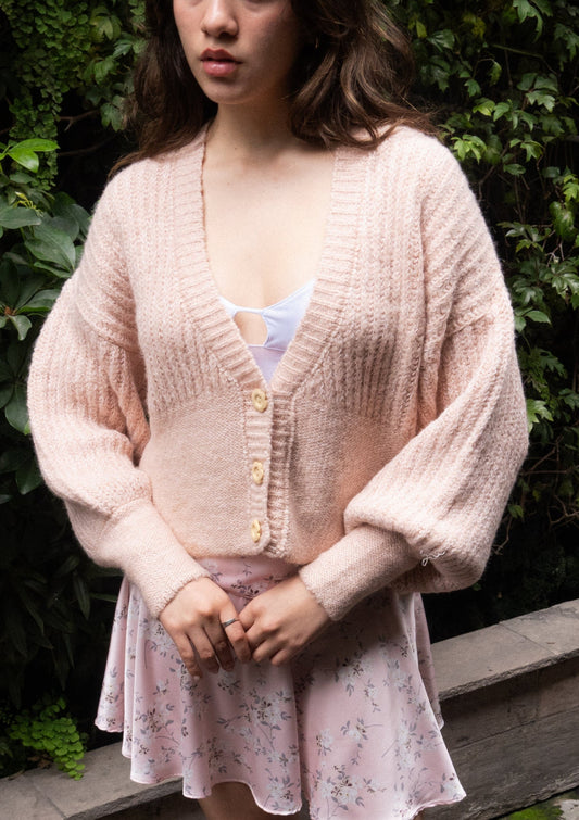 Cardigan Sofía Rosa