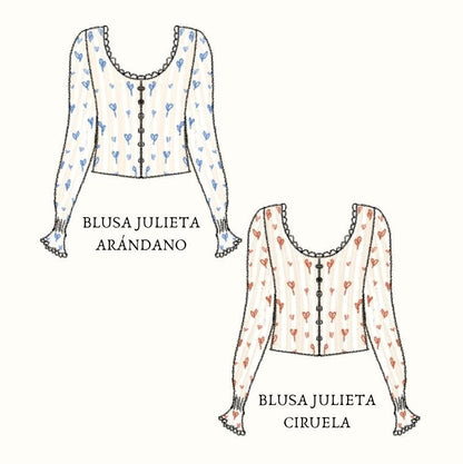 Blusa Julieta Ciruela