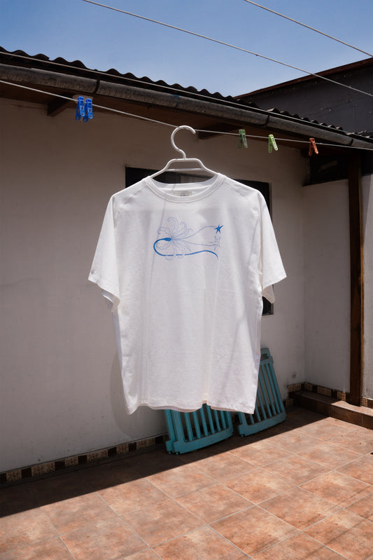 Polo Luz Oversized Blanco