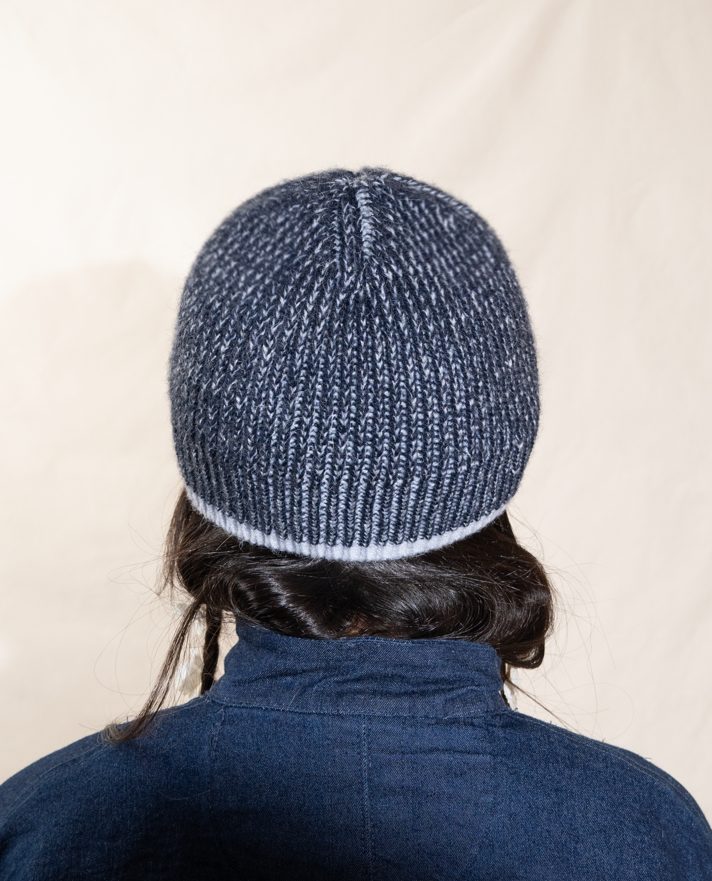 Rib Beanie Azul