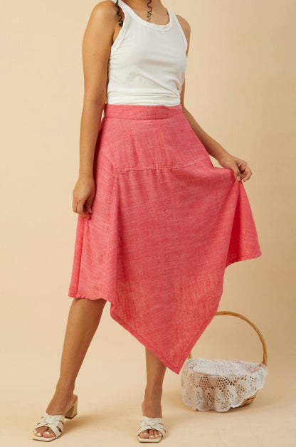 Falda Martina Coral